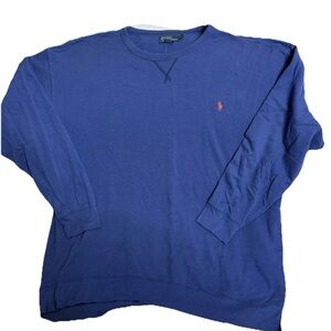 Polo Ralph Lauren Sweatshirt Mens 3XLT Raglan Crew Neck Lightweight Preppy